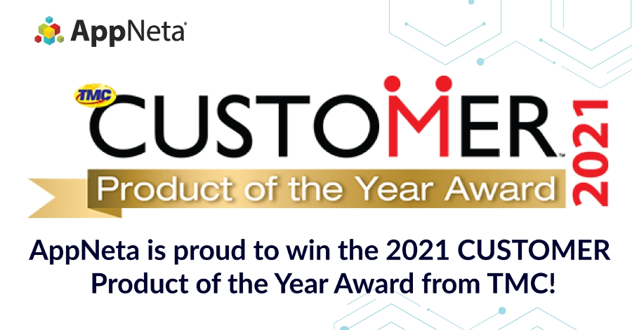 Shared image - AppNeta wins 2021 CUSTOMER Product of the Year Award