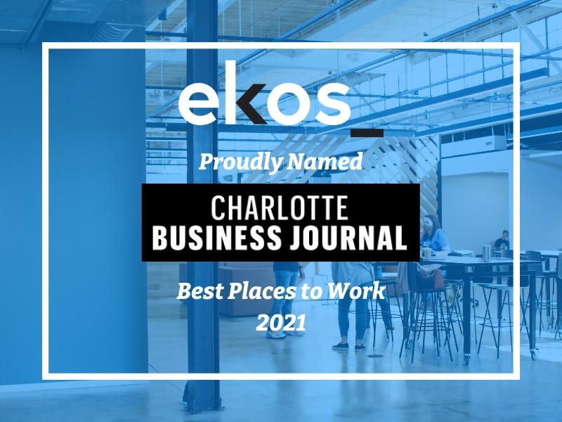 Shared image - Ekos named one of Charlotte's best places to work