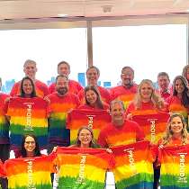 Ideal Image photo of: The Ideal Team is Ready for This Year's Pride Parade