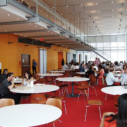  photo of: NY Times cafeteria  (Photo thanks to Flickr user disrupsean, available under by-nc-sa v2.0)
