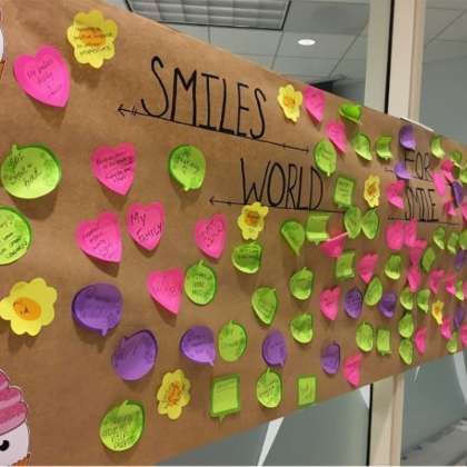  photo of: Celebrating World Smile Day by taking time to acknowledge what makes us smile