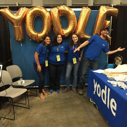  photo of: Recruiting team representing Yodle at SXSW!