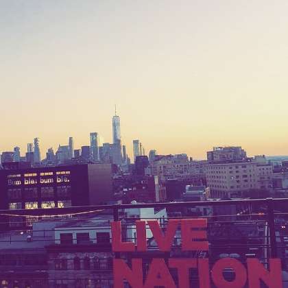  photo of: View from Live Nation Rooftop