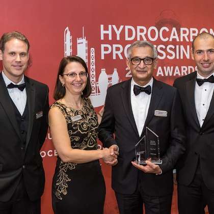 McDermott photo of: McDermott's Lummus Technology wins Best Gas Processing Technology at 2018 Hydrocarbon Processing Awards.