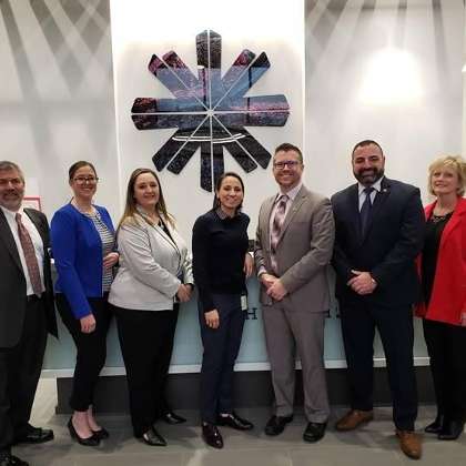  photo of: Our colleagues in Lenexa, Kansas welcomed Rep. Sharice Davids (D-Kansas, 3rd district) to the facility.